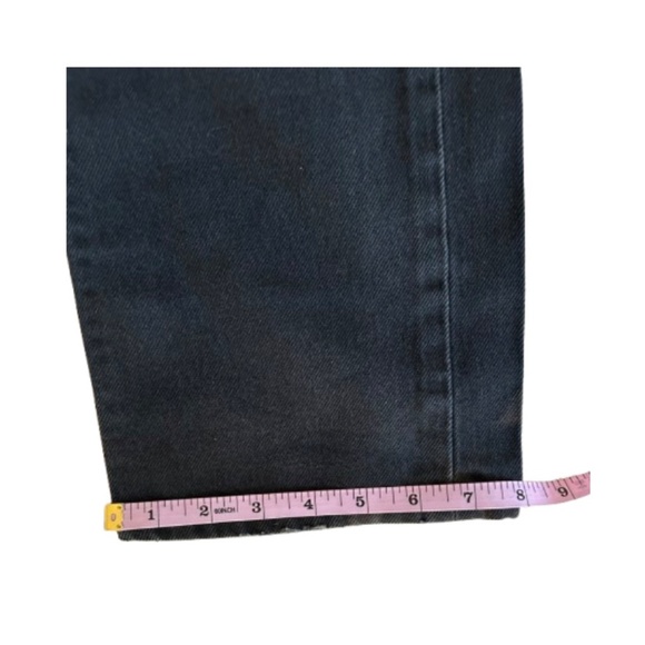 Vintage Black Levi's 517 Jeans from 1998, Tag 31x34, Actual 31x31 - Picture 9 of 10